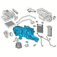 OEM 2018 Ford F-150 AC & Heater Assembly Diagram - JL3Z-19850-E