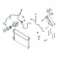 OEM Lincoln Clutch Coil Diagram - 4L3Z-19D798-AA