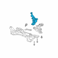 OEM 2012 Honda Fit Knuckle, Left Front Diagram - 51216-TK6-A00