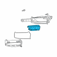 OEM 2018 Lexus NX300 Lamp Unit, Fog Lamp Diagram - 81211-78020