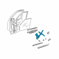 OEM 1992 Chevrolet Astro Regulator Diagram - 15091383