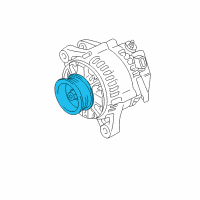 OEM 2011 Toyota Tacoma Pulley Diagram - 27415-0W053