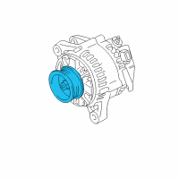 OEM Toyota Pulley Diagram - 27415-0W053