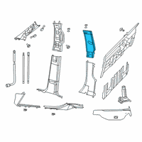 OEM 2021 Ram 3500 C Pillar Diagram - 1ED22HL1AB