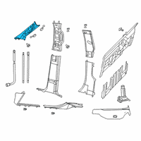 OEM 2019 Ram 3500 Panel-A Pillar Diagram - 6NF771C1AD