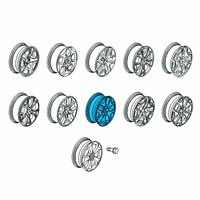 OEM Jeep Renegade Aluminum Wheel Diagram - 6EQ47MX5AA