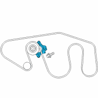 OEM Nissan Xterra TENSIONER Assembly Auto Diagram - 11955-EA20B