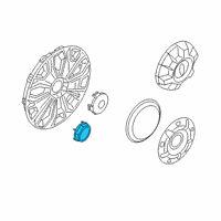 OEM 2016 Ford Transit-150 Center Cap Diagram - CK4Z-1130-H