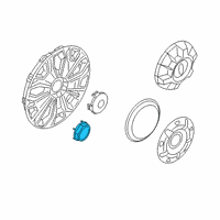 OEM Ford Transit-150 Center Cap Diagram - CK4Z-1130-H