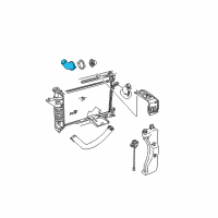 OEM 1999 Ford Mustang Thermostat Housing Diagram - XR3Z-8592-AA