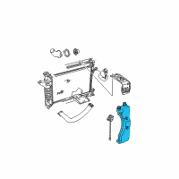 OEM 2002 Ford Mustang Recovery Tank Diagram - 2R3Z-8A080-AC