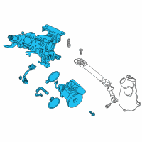 OEM Honda Pilot Column Complete, Steering Diagram - 53282-TG7-A01