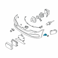 OEM 2018 BMW i3 Kaschmirsilber Ultrasonic Sensor Diagram - 66-20-9-359-092