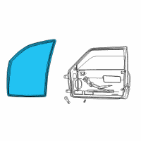 OEM Dodge Ram 2500 Seal-Glass Run Diagram - 55275612AF