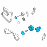 OEM BMW Adjusting Pulley With Lever Diagram - 11-28-1-407-520