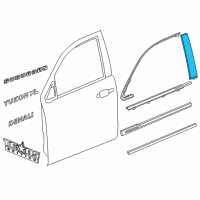 OEM 2015 GMC Yukon Applique Diagram - 84263145