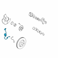 OEM 2012 Kia Optima Sensor Assembly-Front Abs Diagram - 598104C000