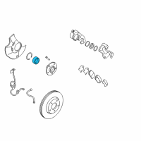 OEM 2015 Hyundai Azera Front Wheel Bearing Diagram - 51720-3S100