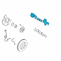 OEM Hyundai CALIPER Kit-Front Brake, RH Diagram - 58190-3QA50