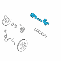 OEM 2013 Hyundai Sonata CALIPER Kit-Front Brake, RH Diagram - 58190-3QA50