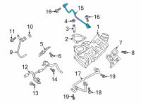 OEM 2021 Ford F-150 Oil Inlet Tube Diagram - JL3Z-6K679-B