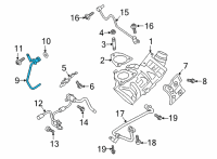 OEM 2020 Ford F-150 Water Inlet Diagram - JL3Z-8555-B