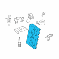OEM 2006 Dodge Charger Engine Control Module Diagram - 4606837AC