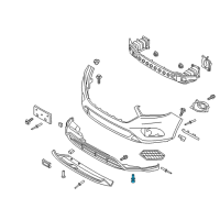 OEM 2018 Lincoln Continental Pad Screw Diagram - -W704874-S439