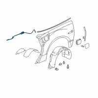 OEM 2006 Chevrolet Corvette Actuator Diagram - 25744292