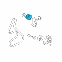 OEM 2014 Acura ILX Pulley, Idler Diagram - 31190-RX0-A02