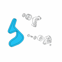 OEM Honda Civic Belt, Acg Diagram - 31110-RX0-A01