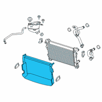 OEM 2015 Ram ProMaster City SHROUD-Radiator Diagram - 68260328AA