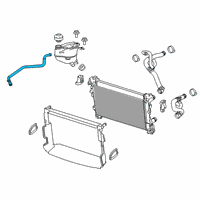 OEM Ram Hose-COOLANT Bottle Vent Diagram - 68408508AA