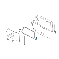 OEM 2017 Lincoln Navigator Hinge Diagram - 7L1Z-78420A68-A