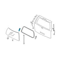 OEM 2006 Ford Expedition Hinge Diagram - 7L1Z-78420A69-A