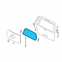 OEM 2011 Lincoln Navigator Weatherstrip Diagram - 7L1Z-7842084-BD