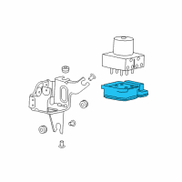 OEM Buick Regal Electronic Brake Control Module Assembly Diagram - 84065240