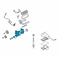 OEM Ford E-350 Super Duty Oil Pump Diagram - 4C3Z-6608-B