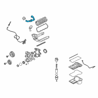 OEM Ford E-350 Super Duty Oil Filler Tube Diagram - 4C2Z-6763-AA