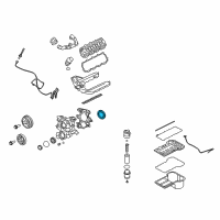 OEM 2004 Ford Excursion Gasket Rear Seal Diagram - 3C3Z-6701-B