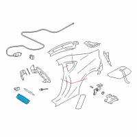 OEM 2015 Scion FR-S Fuel Pocket Diagram - SU003-01269