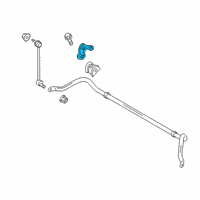 OEM 2016 Ford Transit-150 Stabilizer Bar Bracket Diagram - BK2Z-5486-A