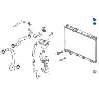 OEM Honda CR-V Bracket, Radiator Mounting (Upper) Diagram - 74171-TLA-A01