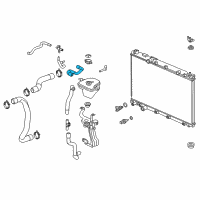 OEM 2022 Honda CR-V Hose B, Radiator Outlet Expansion Tank In. Diagram - 19122-5PA-A01