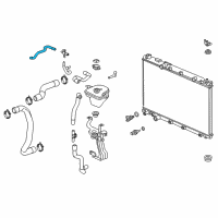 OEM 2022 Honda CR-V Hose, Engine Outlet Expansion Tank Inlet Diagram - 19131-5PA-A02