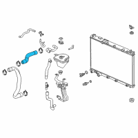 OEM Honda CR-V Hose, Water (Upper) Diagram - 19501-5PA-A00