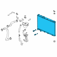 OEM 2022 Honda CR-V Radiator Diagram - 19010-5PA-A01