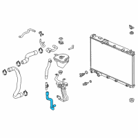 OEM 2021 Honda CR-V Hose B, Expansion Tank Outlet Diagram - 19109-5PA-A00