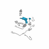 OEM 2003 Honda Civic Sensor Assy., Vent Pressure Diagram - 04101-PLM-A00