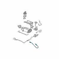 OEM 2005 Honda Civic Sensor, A/F Ratio Diagram - 36531-PLM-306